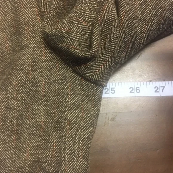 Vintage Spiegel Cropped Blazer Brown Tweed 6 - Picture 7 of 13